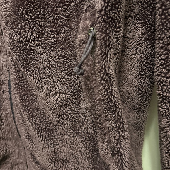 North Face jacket purple fuzzy deep pile full zip - Picture 6 of 12